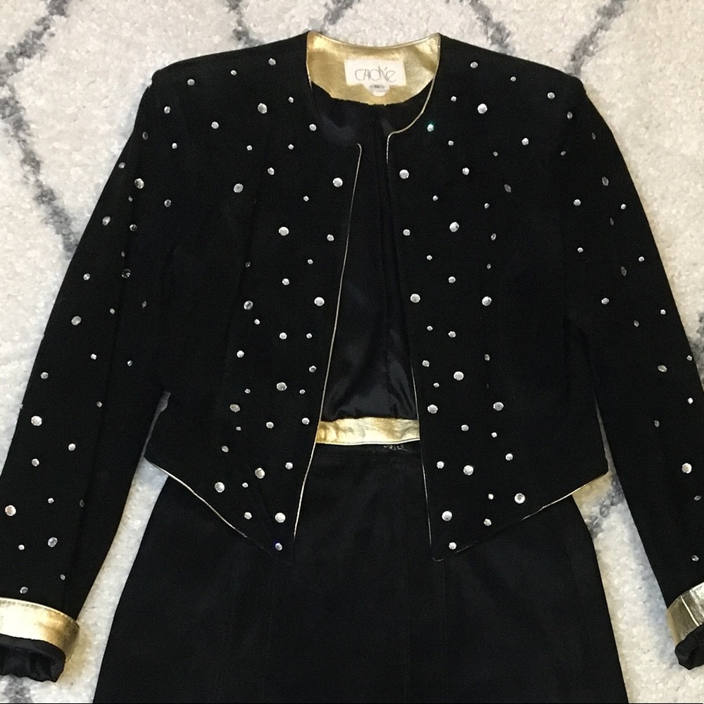 Cache Leather Jacket Size S - image 4